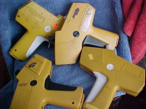 LOT of 7 USED MONARCH MARKING 1110 SINGLE LINE PRICE GUNS