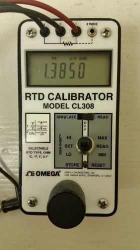 Used Omega RTD Calibrator Model, CL308
