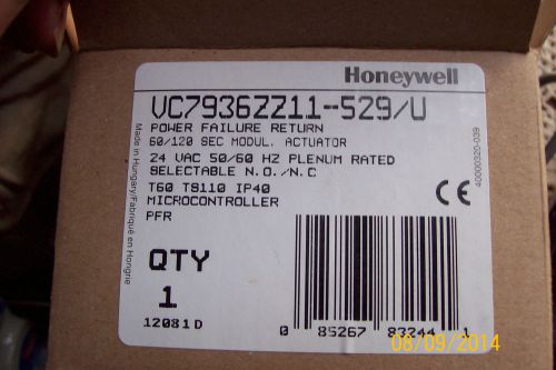 HONEYWELL VC7936ZZ11-529~Floating cartridge/cage valve Actuato~power fail return