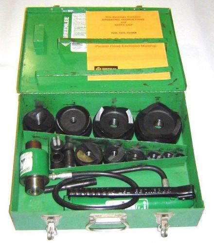 Greenlee 7310SB Hydraulic Knockout Punch Driver Kit (1/2&#034; TO 4&#034;)