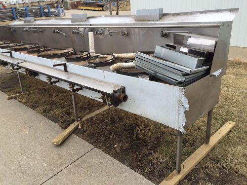 construction mall chinese wok 8 burner used for less than 6 months no reserve