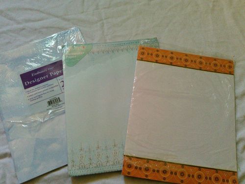 Lot of 3 stationary/computer paper