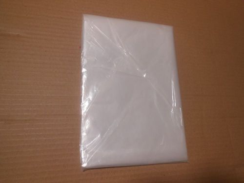 50  10&#034; x 14&#034; clear poly, plastic bags,1 mil., open top for sale