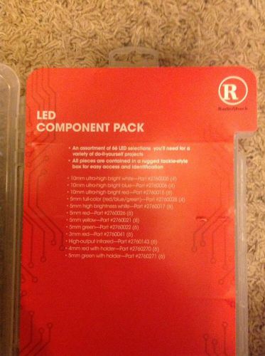 Radio Shack Led Component Pack 66 LED Selections-2760256