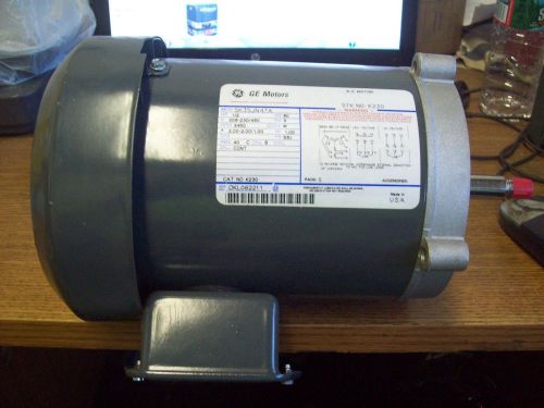 New ge electric ac motor 1/2 hp rpm 3450 208-230/460 5k35jn47a for sale