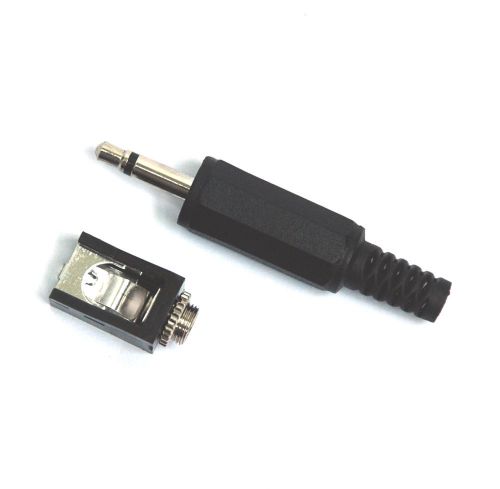 100pc earphone phone jack ?3.5mm 3.5mm mono 3p + on/off rohs soldering pin for sale