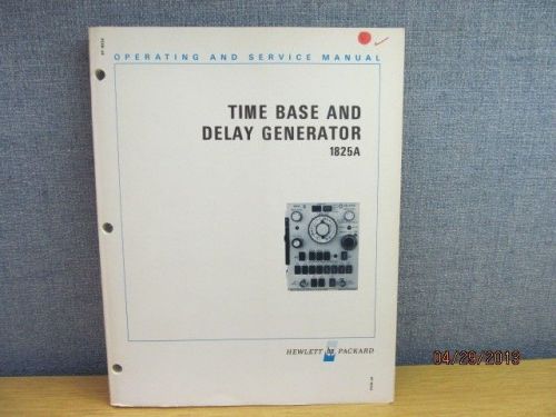 Agilent/HP 1825A Time Base Delay Generator Op Service Manual/schematics 1206A