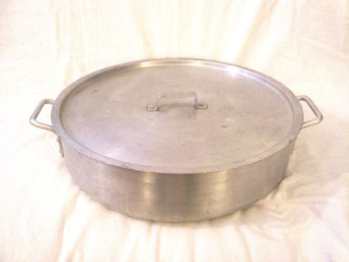 Update international abr-24 brazier 24 quart 19-1/4&#034; outer dia. x 5-1/4&#034;h w/ lid for sale