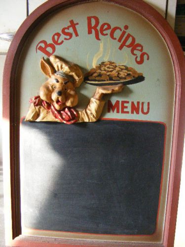 PIG &amp; Chalk Board Advertisement RESTAURANT Kitchen decor