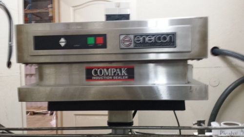 ENERCON COMPAK INDUCTION SEALER WITH CONVEYOR SECTION MDL 3100 /115 VOLTS