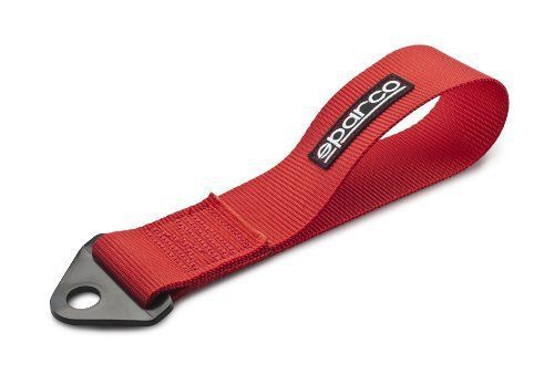 Sparco 01612rs red tow strap new for sale
