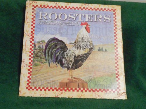 Paper Craft 2015 Rooster 16 Month Wall Calendar Country Kitchen Design Wall Art