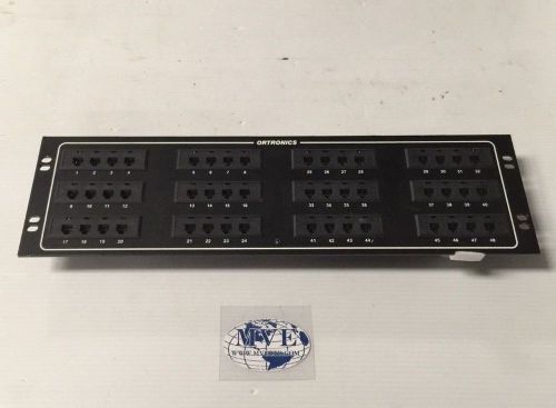 ORTRONICS OR-808004940 COMMUNICATION CIRCUIT PATCH PANEL 48-PORT 808004940