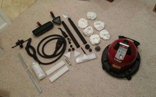 Ladybug steam cleaner Vaporjet TANCS 2300 &amp; attachments -used not working