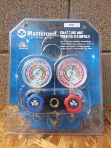 Mastercool  charging &amp; testing manifold w/ 60in hoses r-410a r22 #57161  hvac for sale