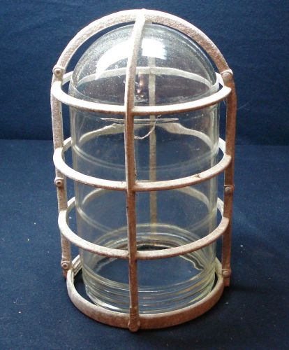 Crouse hinds light industrial explosion proof elongated glass dome and cover for sale