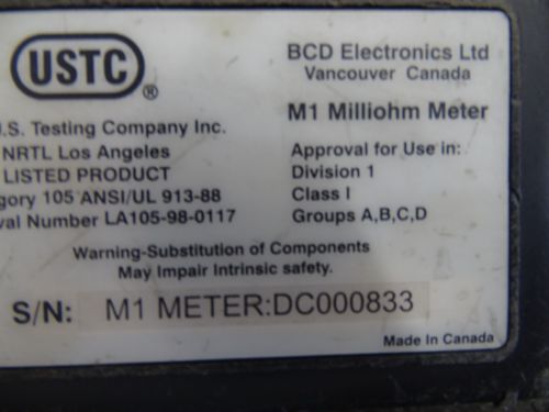 bcd m1 milliohm meter manual