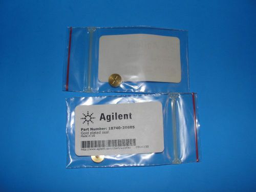 2 agilent gold plated seal 187040-20885 splitless injections gc chromatography for sale