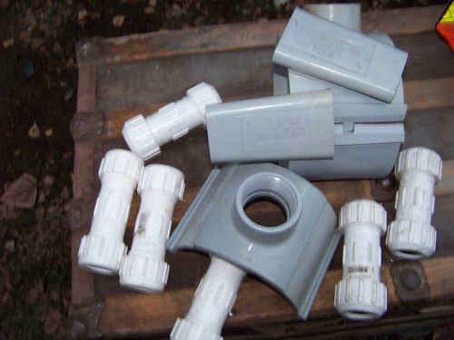 Plumbing fittings 6&#034; system ii saddle and pvc fittings no. 7 for sale