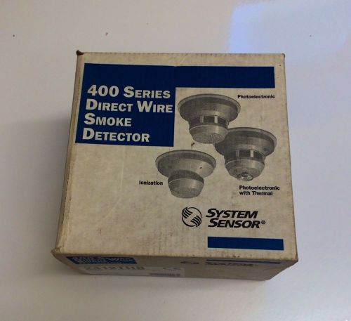 System Sensor 2412THB 400 Series Diresct Wire Smoke Detector 12VDC NEW