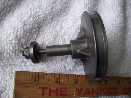 3 1/4&#034; Pulley &amp; Shaft from Atlas Metal Lathe  # 10100 Serial 002768 3/8&#034; wide