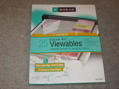 Smead Viewables Color Labeling Systems Starter Kit 64902+ 2 Refill boxes (64905)