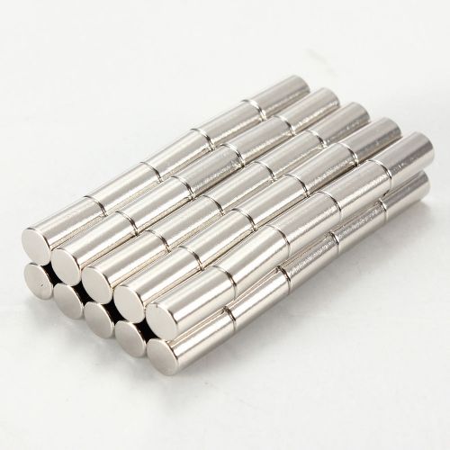 50pcs strong disc cylinder neodymium magnets 5x10 mm round rare earth n50 for sale