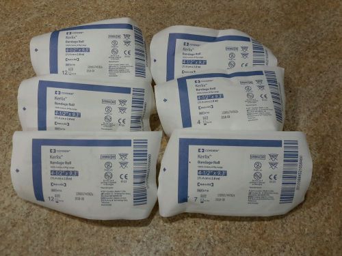 Lot of (6) kerlix bandage roll 4.5&#034;x9.3 yd sterile gauze ref 6716 exp 2018 for sale