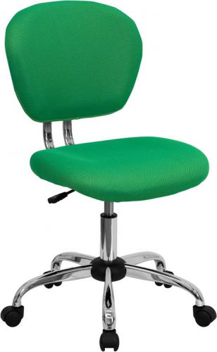 Mid-Back Bright Green Mesh Task Chair with Chrome Base (MF-H-2376-F-BRGRN-GG)