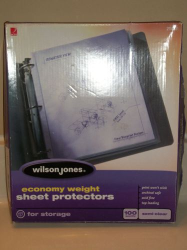 Avery + Wilson Jones Economy Weight Sheet Protectors Top Load Acid Free 36 Count