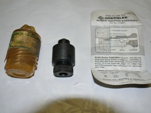 Greenlee , screw anchor expander # 870 for sale