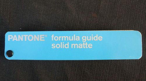 Pantone Color Formula Guide - Solid MATTE Second Edition 2004