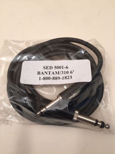 Southeast Datacom 5001-6 Bantam to 310 6ft BLACK  Test Cord