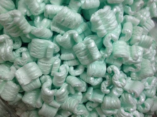 Packing Peanuts-New 1 cubic foot s Type anti-static Green