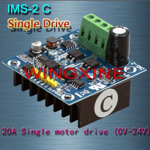Free shipping, 4pcs/lot IMS-2C/20A/0V-30V Single H Bridge Motor Driver Module