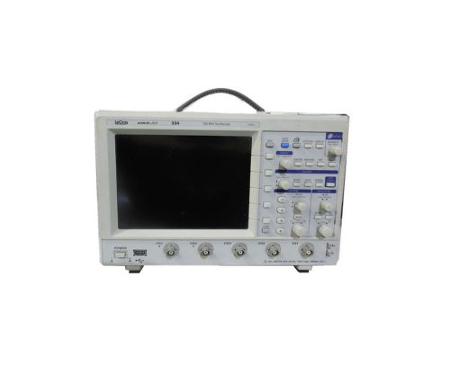 Lecroy 334 digital oscilloscope, 4 channels, 100mhz - 349mhz, lcd color display for sale