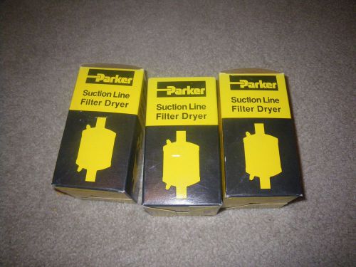 3 Parker SLD8 5SV HH, Suction Line Filters Driyer 5/8 ODF (Quantity of 3)