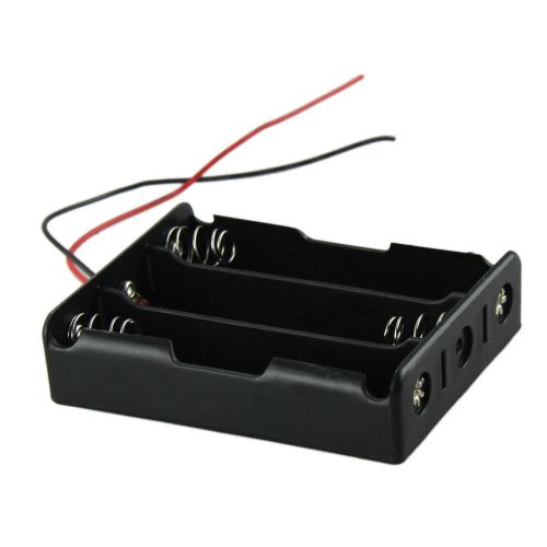 Black battery storage case box holder for 3 x 18650 black with 3 standard 12v for sale