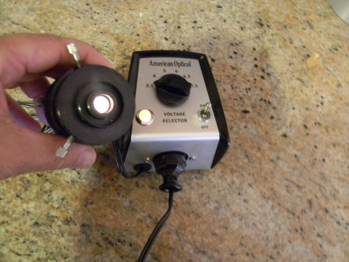 American Optical  Voltage Selector 350  with  Light Lamp Connector  See Pictures