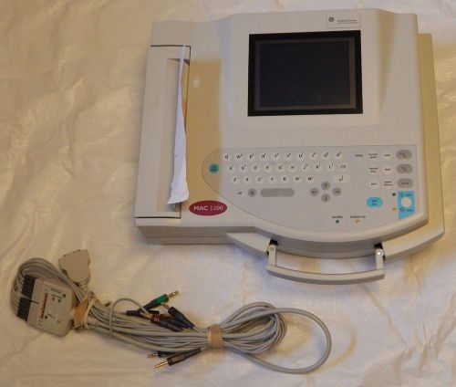 GE Mac 1200 Interpretive EKG Machine