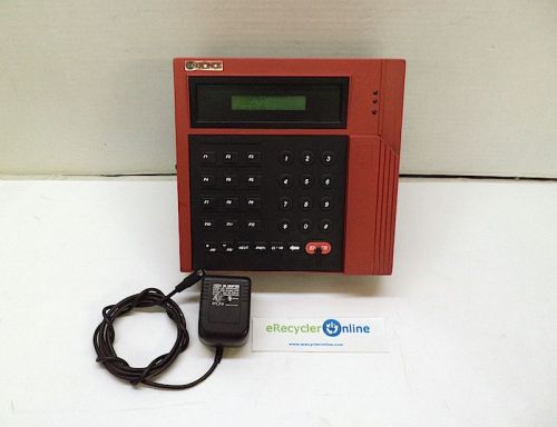 Working kronos adp ethernet digital time clock 400 series 480f w/ adapter for sale
