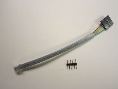 RJ-11 to ICSP cable kit, (Replace AC164110) PICKIT3 Debug Cable