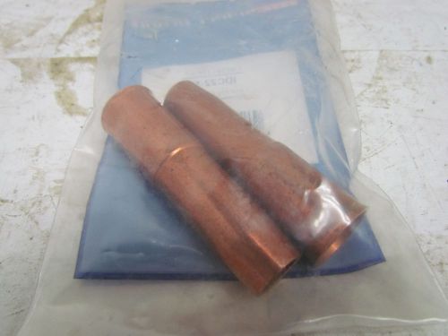 Idc by tweco idc22-50 copper mig welding nozzle qty 2 for sale