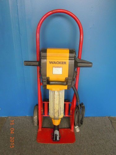 Wacker Jack Hammer Demolition Breaker W/ Cart and Bit Brute