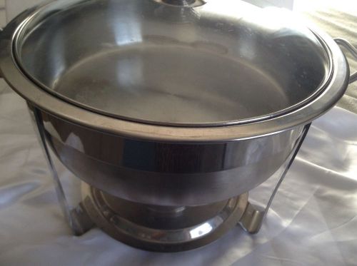 Round Stainless Steel Chafing Dish for Catering or Buffet Service