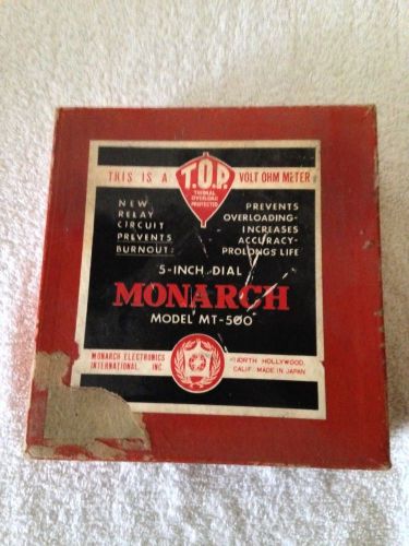 Vintage Monarch Volt-Ohm Meter