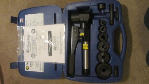 Current tools 179pm punch driver set (1/2&#034;-2&#034;) piece maker 90°  nice set!! for sale