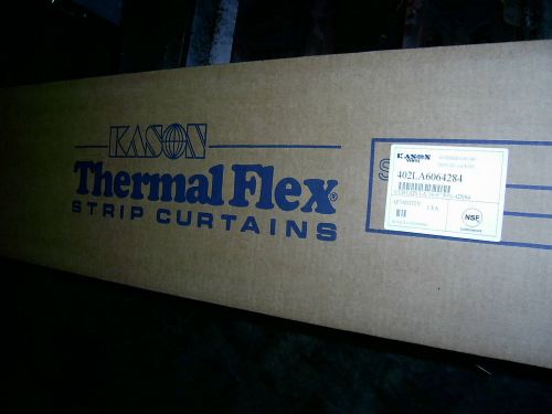 Kason ThermalFlex EASIMOUNT Strip Door 42&#034; x 84&#034;x 6&#034; Curtain 4021A-6064284