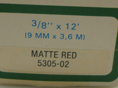 DYMO embossing Tape 10 pack 3/8&#034;x12 Ft Matte Red NEW Label Labeling Free Ship