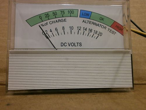 Century solar battery charger voltmeter # 865-932-666 for sale